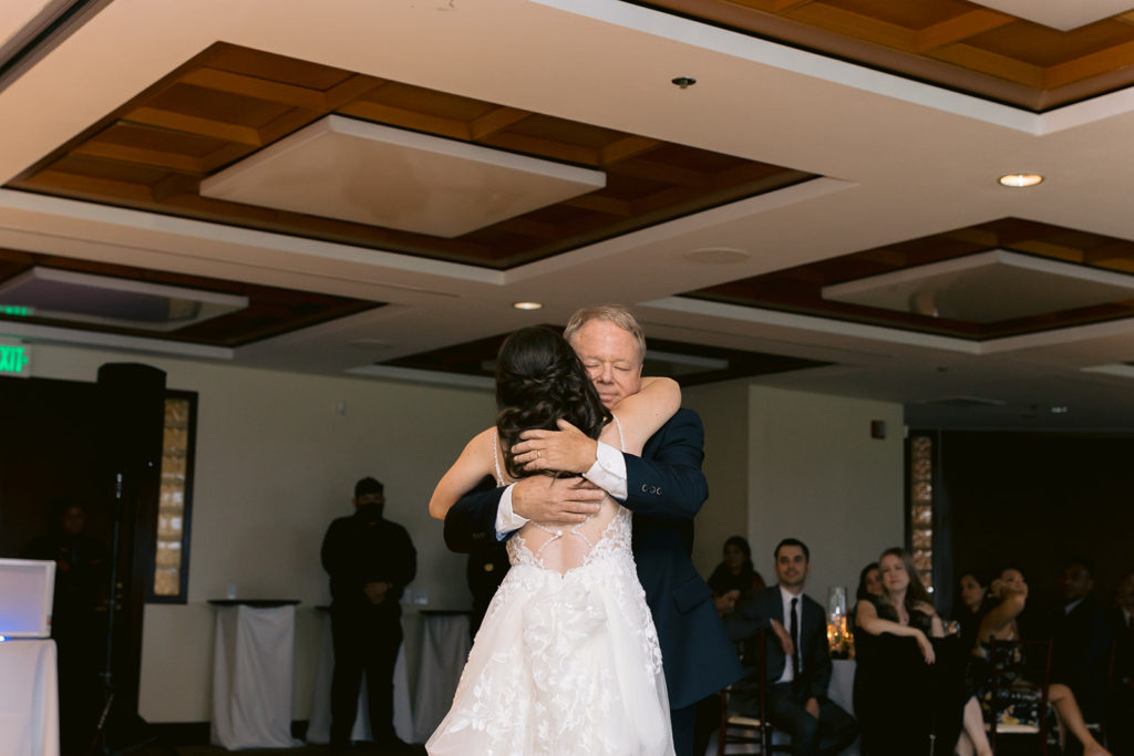 Bride and Father on dance floor